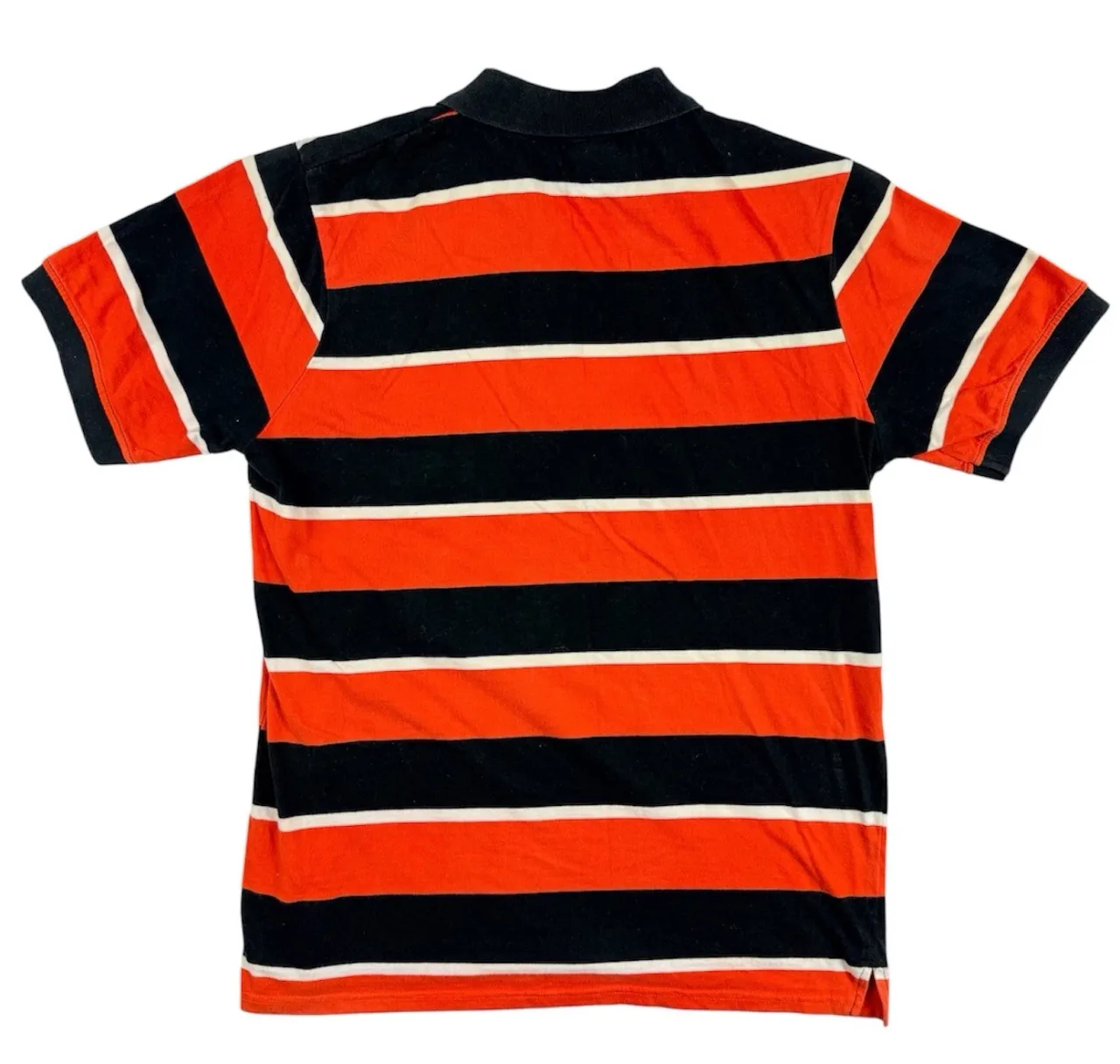 St Kilda Saints AFL Polo Shirt Size M Official Apparel Red Black Striped Footy — photo 2