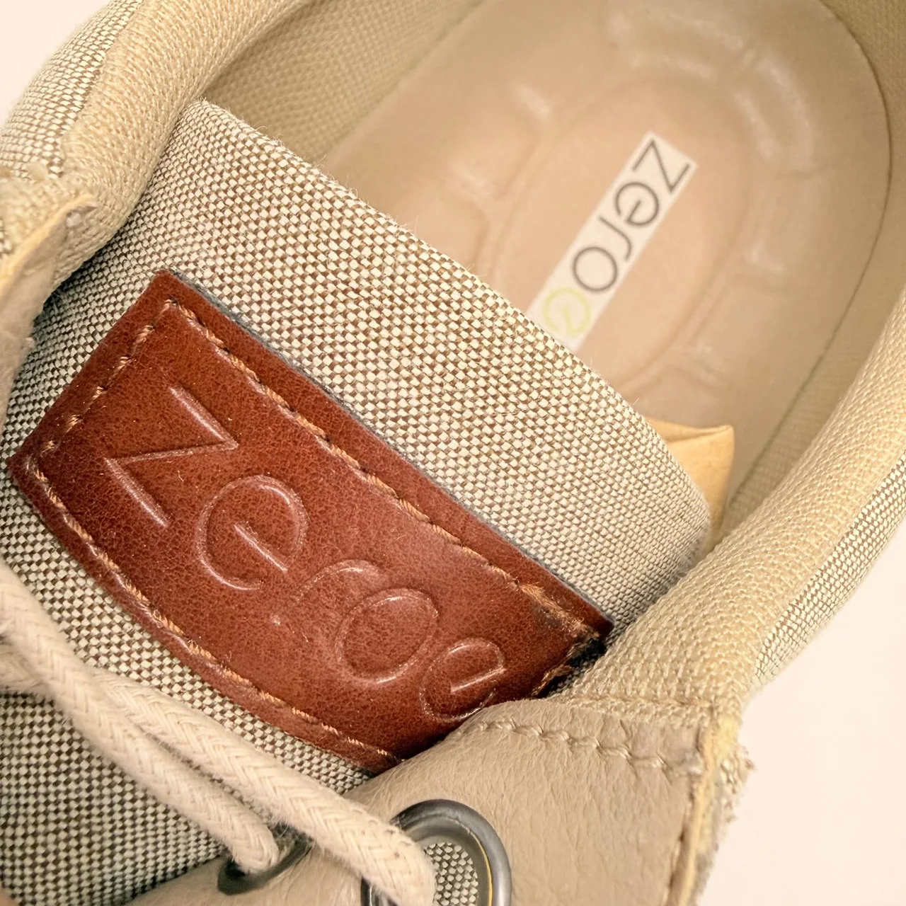 Zero Dexter Canvas Derby Sneakers Sea Mist AU10 Bloom Algae Eco EVA Footbed — photo 4