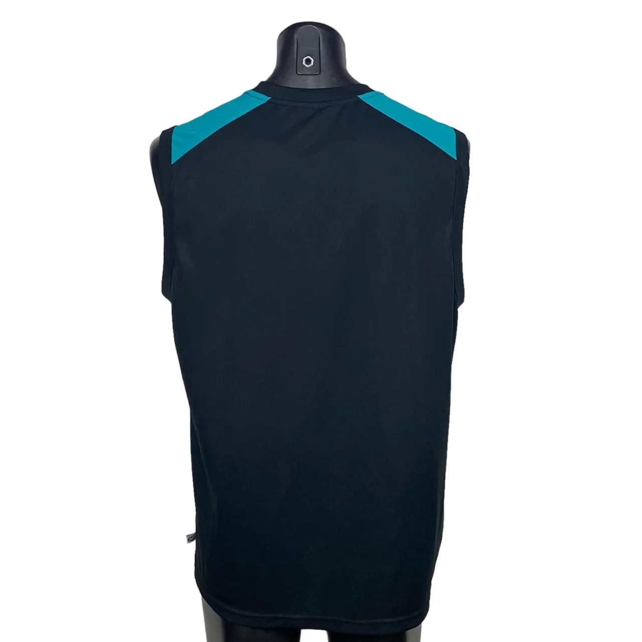 Port Adelaide Power AFL Graphic Singlet Tank Top Mens 2XL XXL Black Teal — photo 2