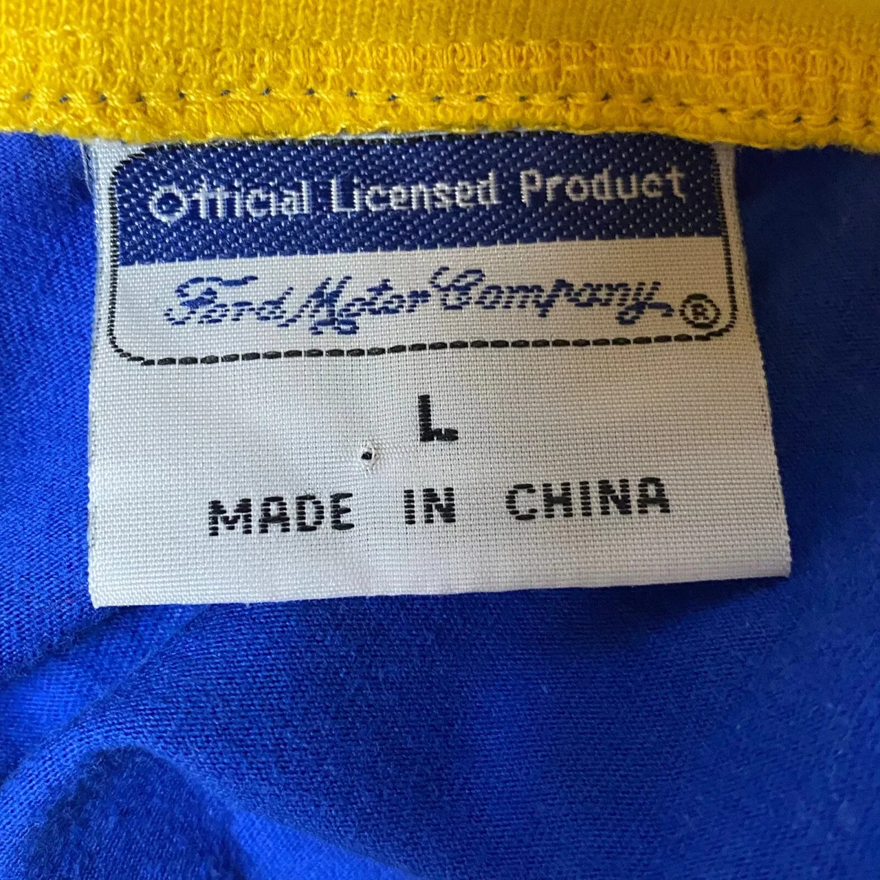 VTG Ford Racing T Shirt Mens Large L Blue Red Yellow Southern Cross V8 Supercars — photo 5