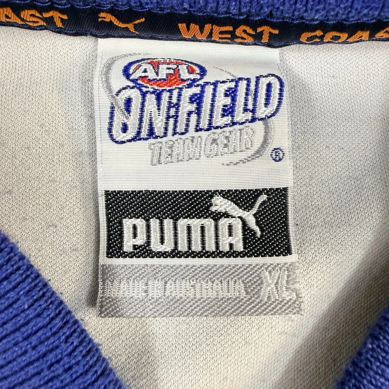 West Coast Eagles AFL Guernsey Jersey Puma Hungry Jacks Size XL Australia — photo 7