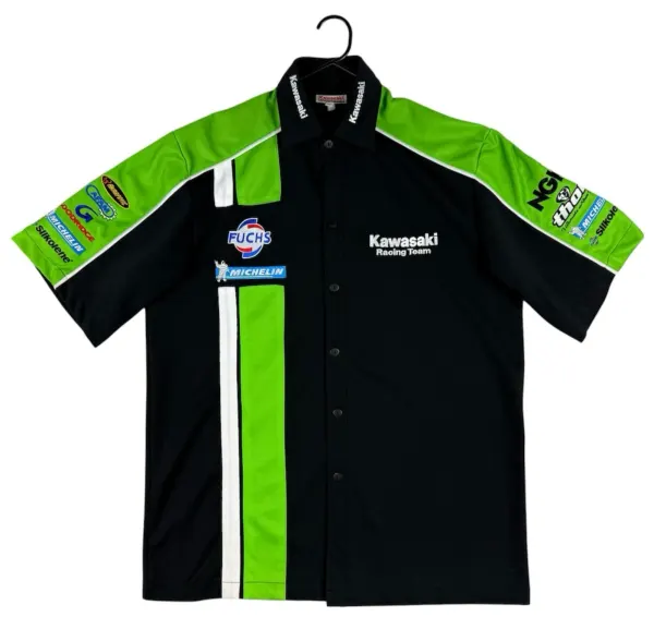 Kawasaki Racing Team Pit Crew Garage Shirt XL