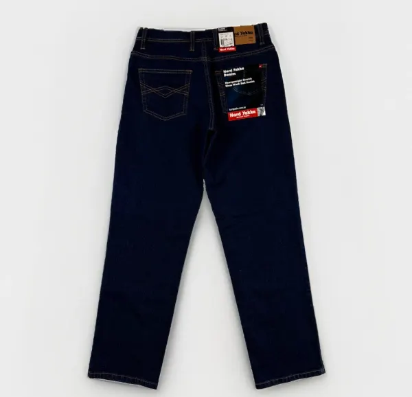 Hard Yakka Denim Work Jeans Mens Size 77R W30 Navy