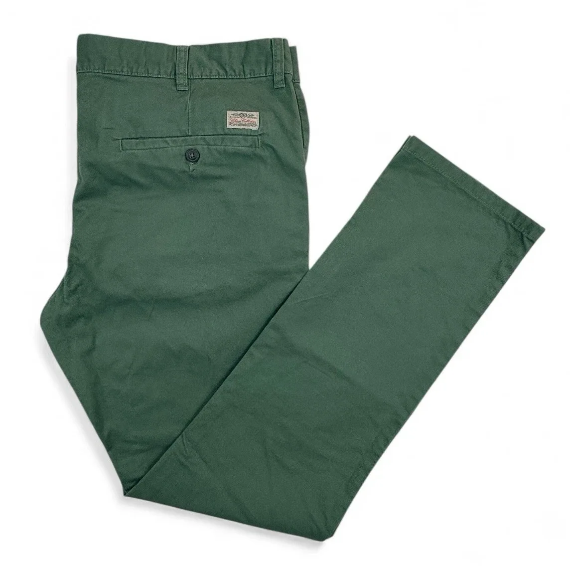 J. Hart & Bros. Chino Collection Pants Men's Size 56 Green Regular Fit Twill – photo 6
