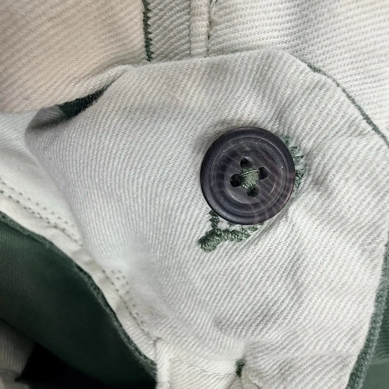 J. Hart & Bros. Chino Collection Pants Men's Size 56 Green Regular Fit Twill – photo 11