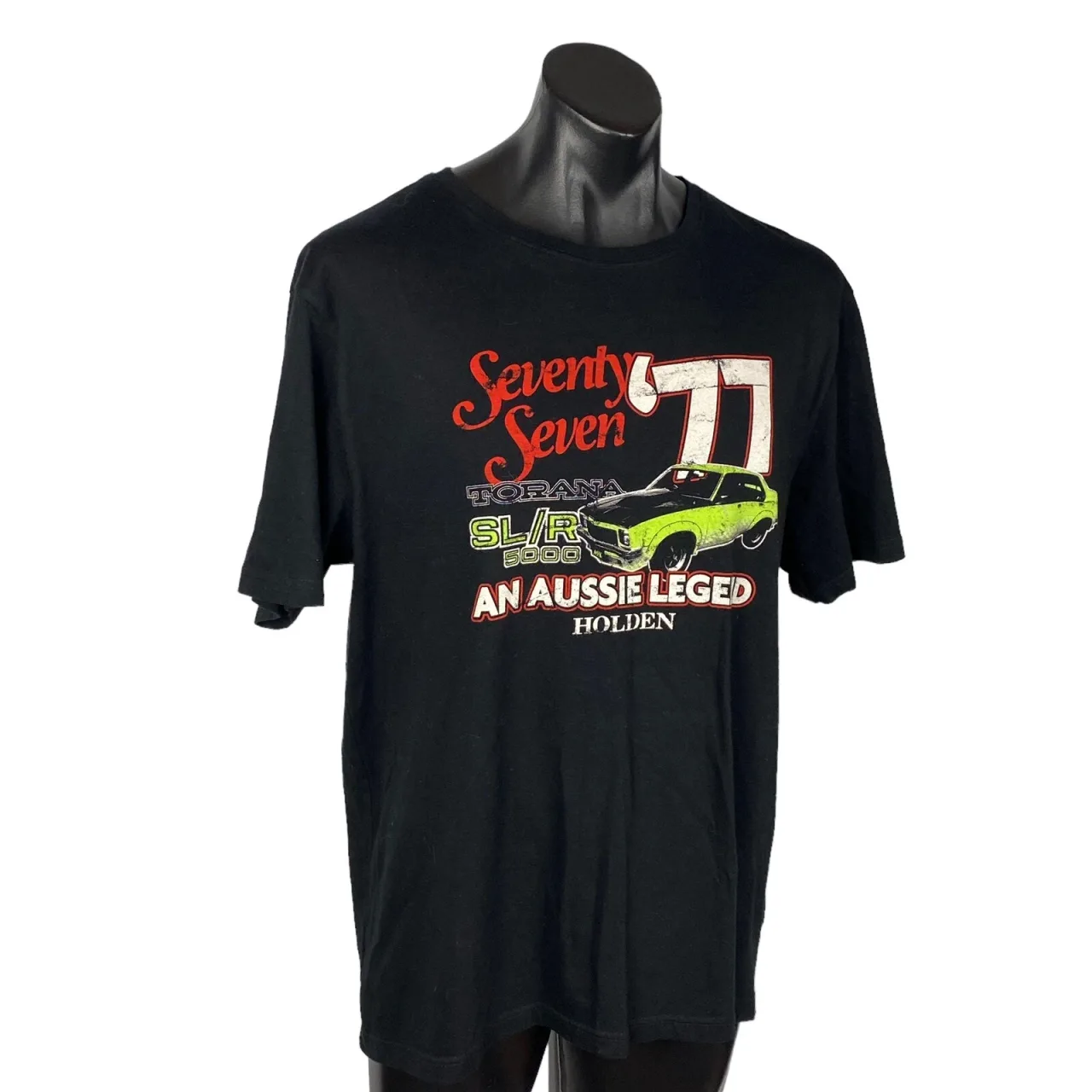 Holden Torana SL/R 5000 Graphic T-Shirt L Black Cotton Aussie Legend Muscle Car — photo 5