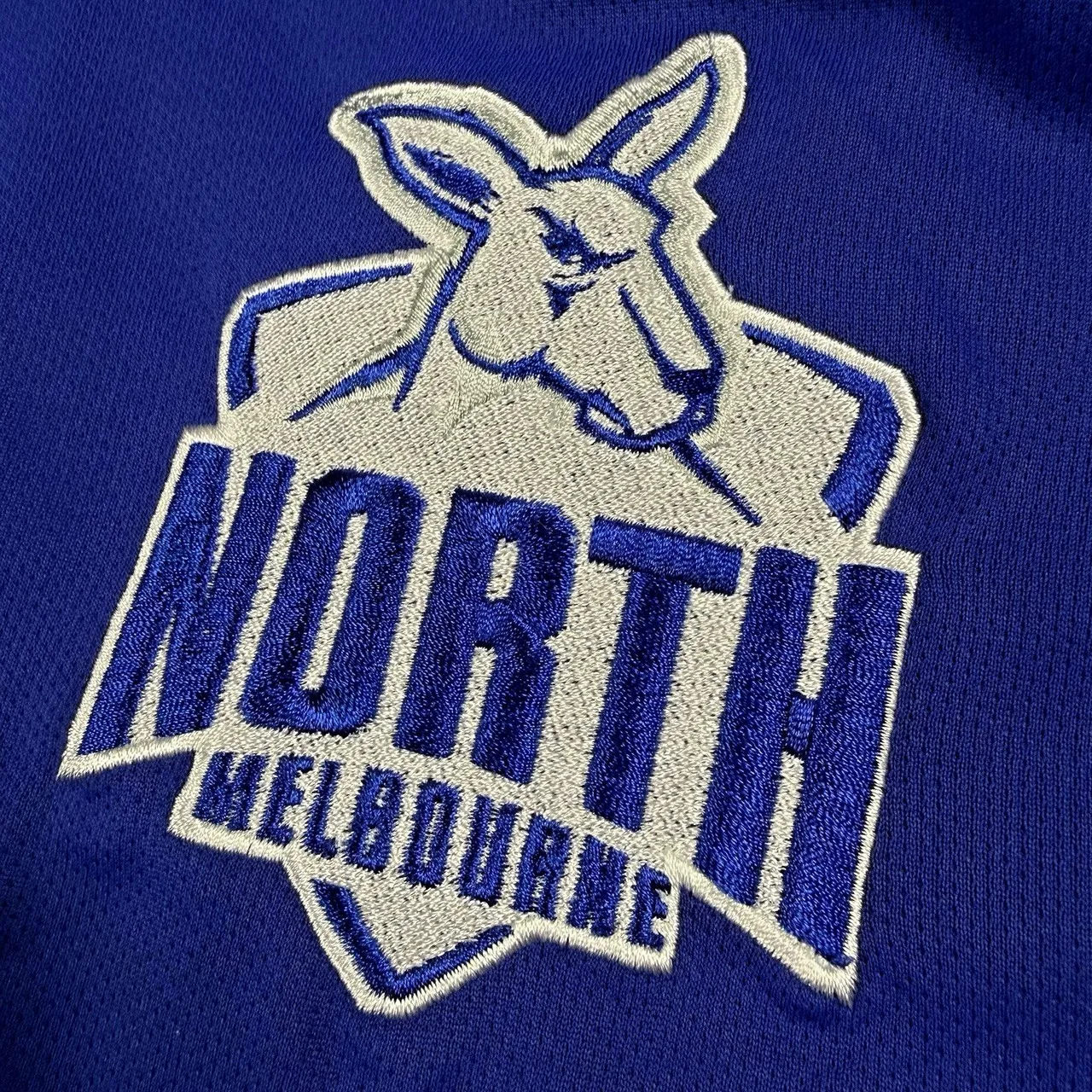 North Melbourne AFL Polo Shirt Large Mens Blue 2018 On-Field Gear Canterbury — photo 8