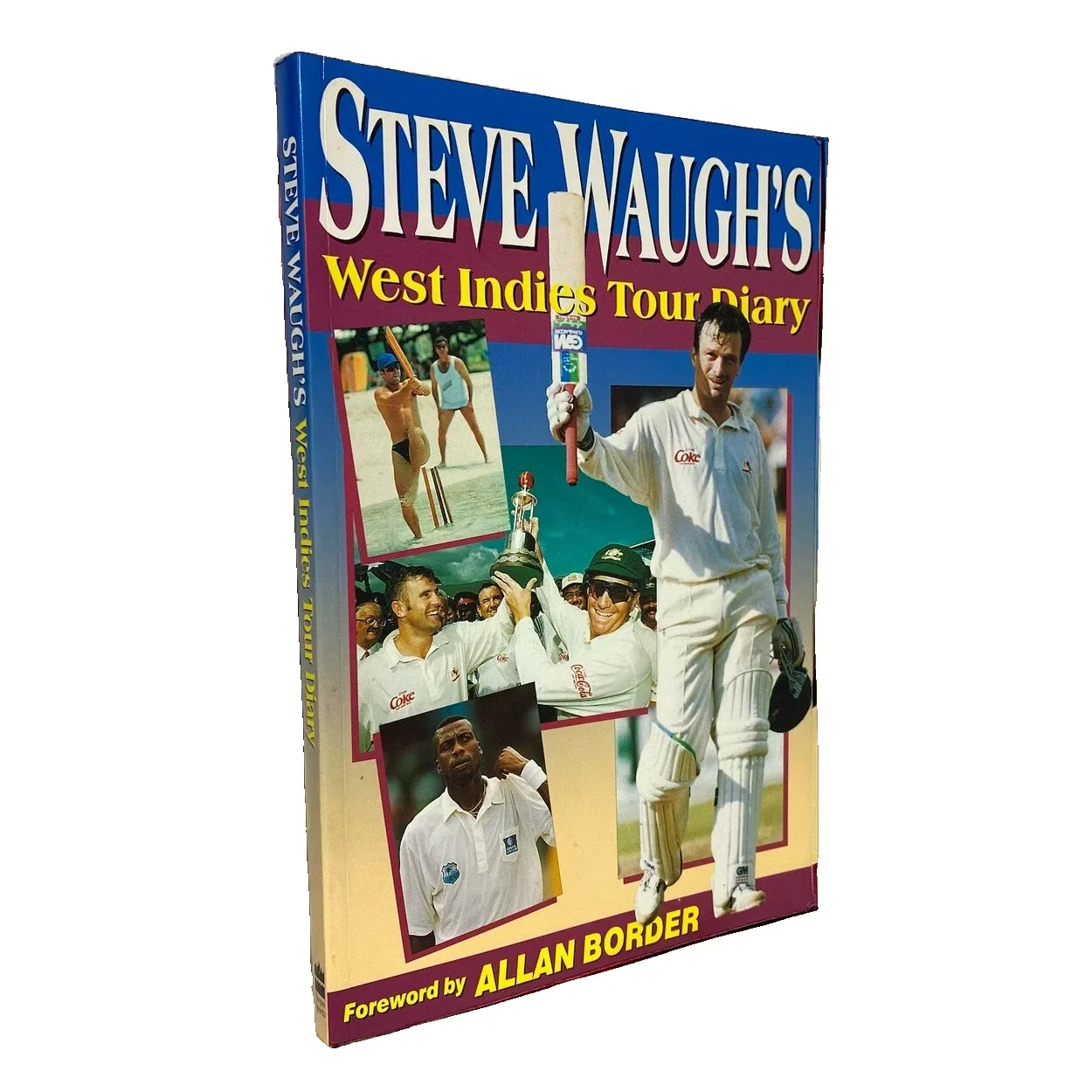 Signed Steve Waugh West Indies Tour Diary 1995 1st Ed Australian Cricket Book — photo 8