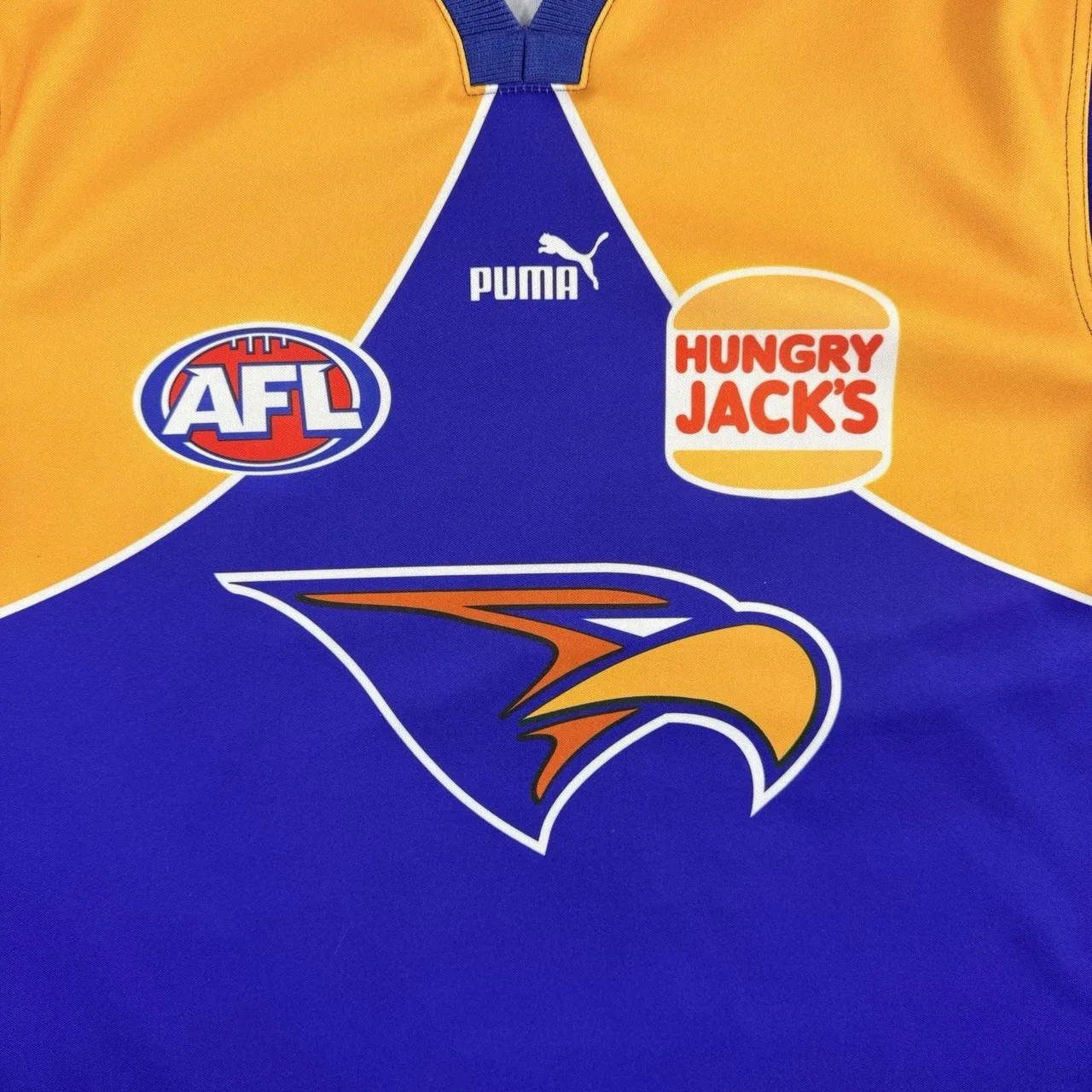 West Coast Eagles AFL Guernsey Jersey Puma Hungry Jacks Size XL Australia — photo 4