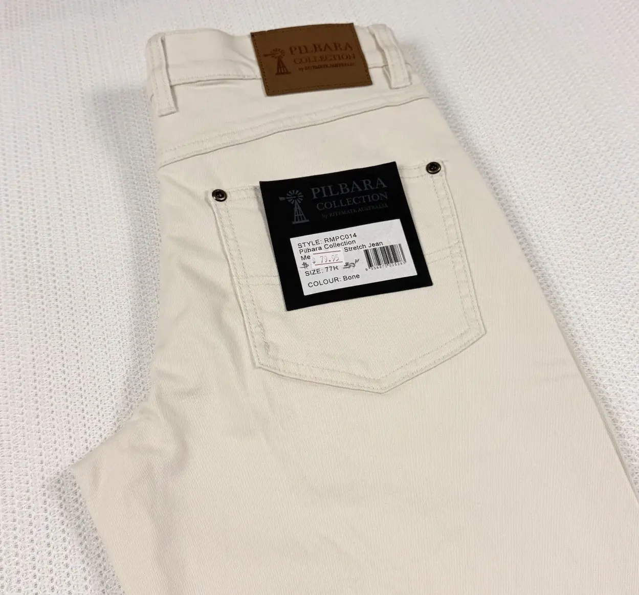 Pilbara Collection Stretch Denim Jean Men’s 77R Bone Australian Rural NWT – photo 7