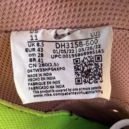 Nike Womens Court Vision Sneakers UK8.5 EURO 43 Low Next Nature Rose Whisper — photo 8