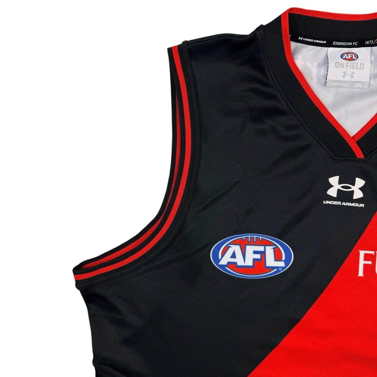 Essendon Bombers 2022 150th Anniversary Guernsey Under Armour 2XL AFL Jersey — photo 8
