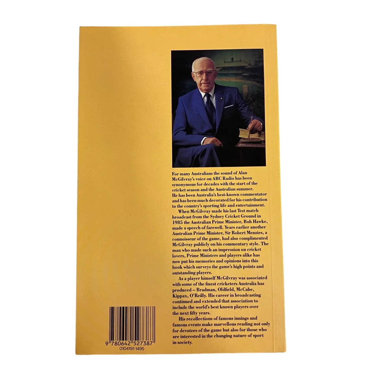 VTG 80s McGilvray The Game Is Not The Same Paperback Book ABC Radio Cricket 1986 — photo 2