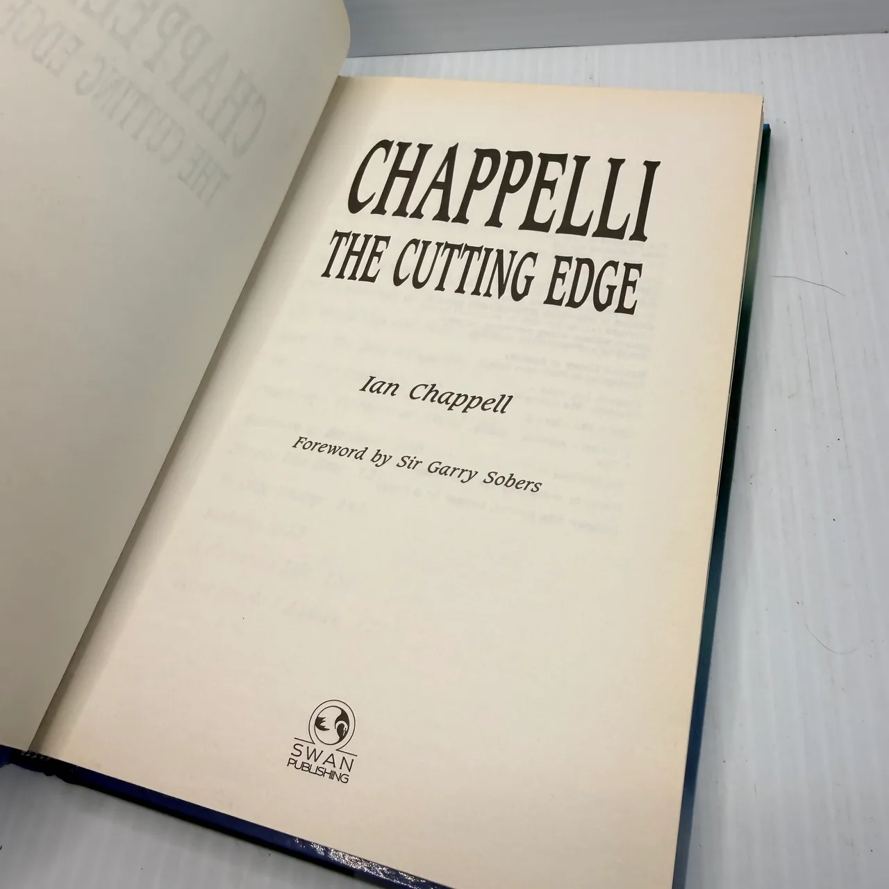 Chappelli The Cutting Edge Ian Chappell HC Book Vintage Aussie Cricket — photo 7