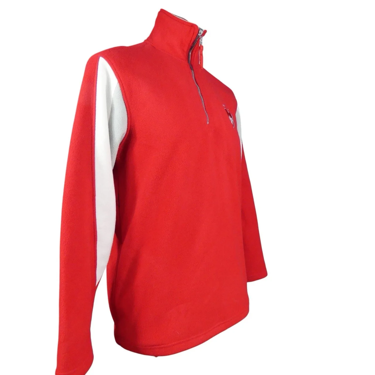 Vintage Sydney Swans AFL Fleece Pullover Sweater Size S Embroidered Logo Red — photo 6