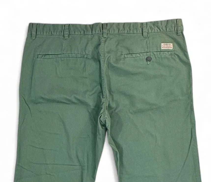 J. Hart & Bros. Chino Collection Pants Men's Size 56 Green Regular Fit Twill – photo 10