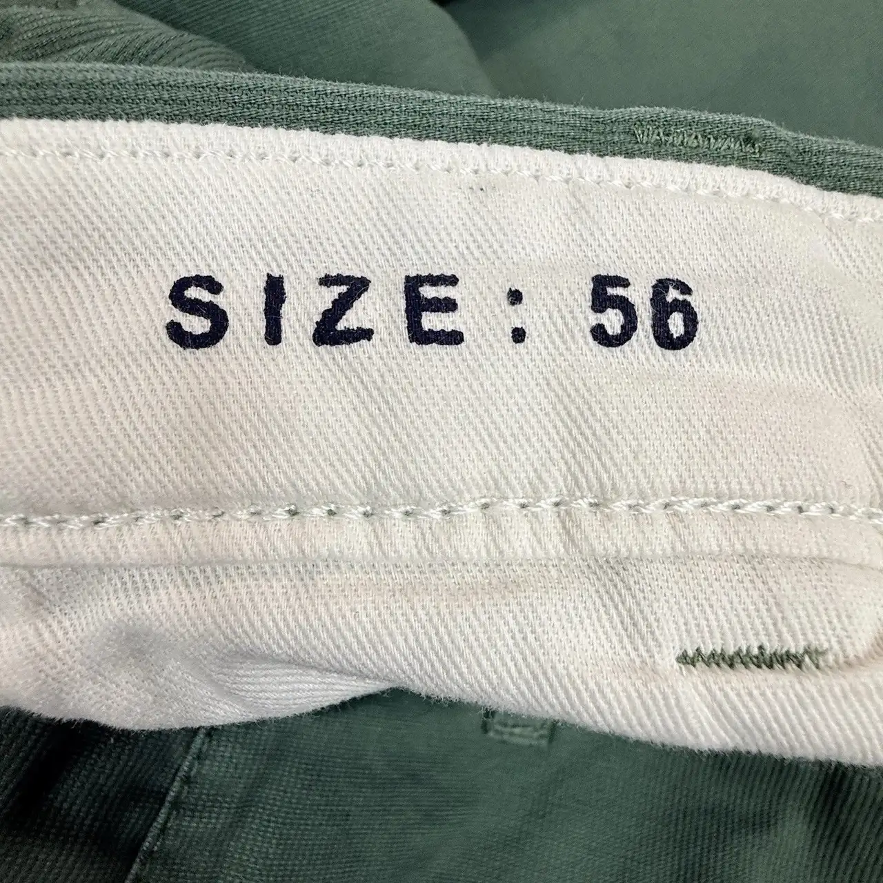 J. Hart & Bros. Chino Collection Pants Men's Size 56 Green Regular Fit Twill – photo 7