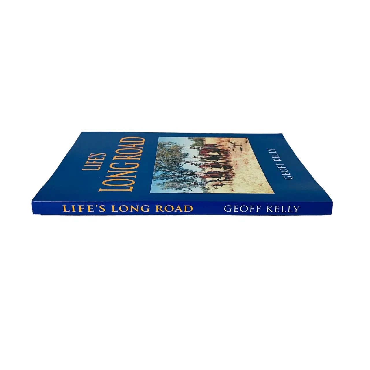 Lifes Long Road Geoff Kelly Signed Paperback Book 2017 First Edition Outback His — photo 5