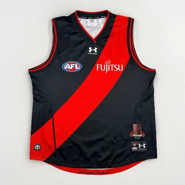 Essendon Bombers 2022 150th Anniversary Guernsey Under Armour 2XL AFL Jersey