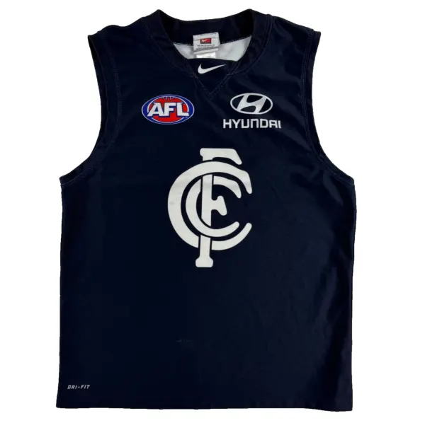 Nike AFL Carlton Blues Guernsey Mens XL Made In Australia Hyundai Mars