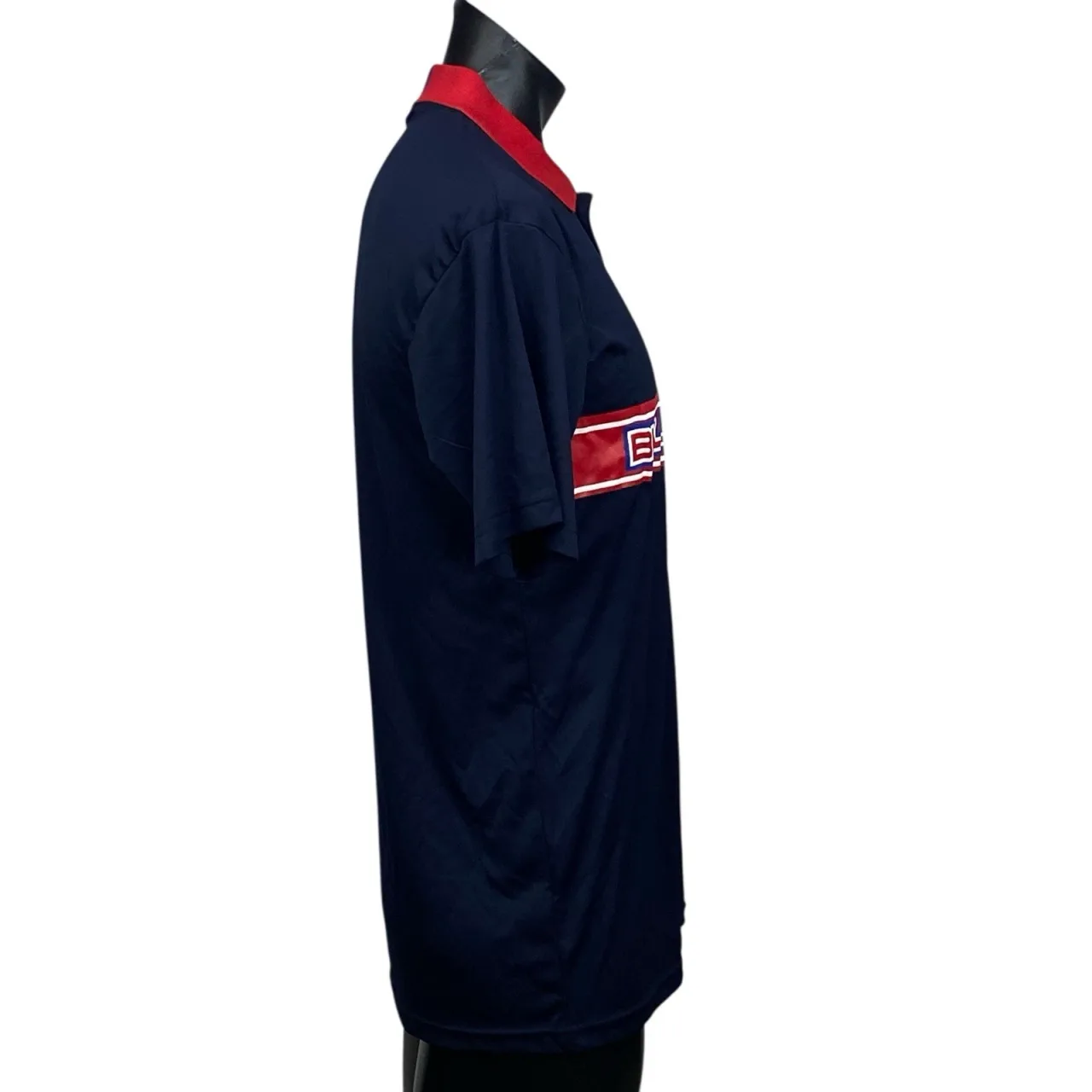 Western Bulldogs FC AFL Mens Size Small Polo Shirt Navy Blue Red Official Tag — photo 6