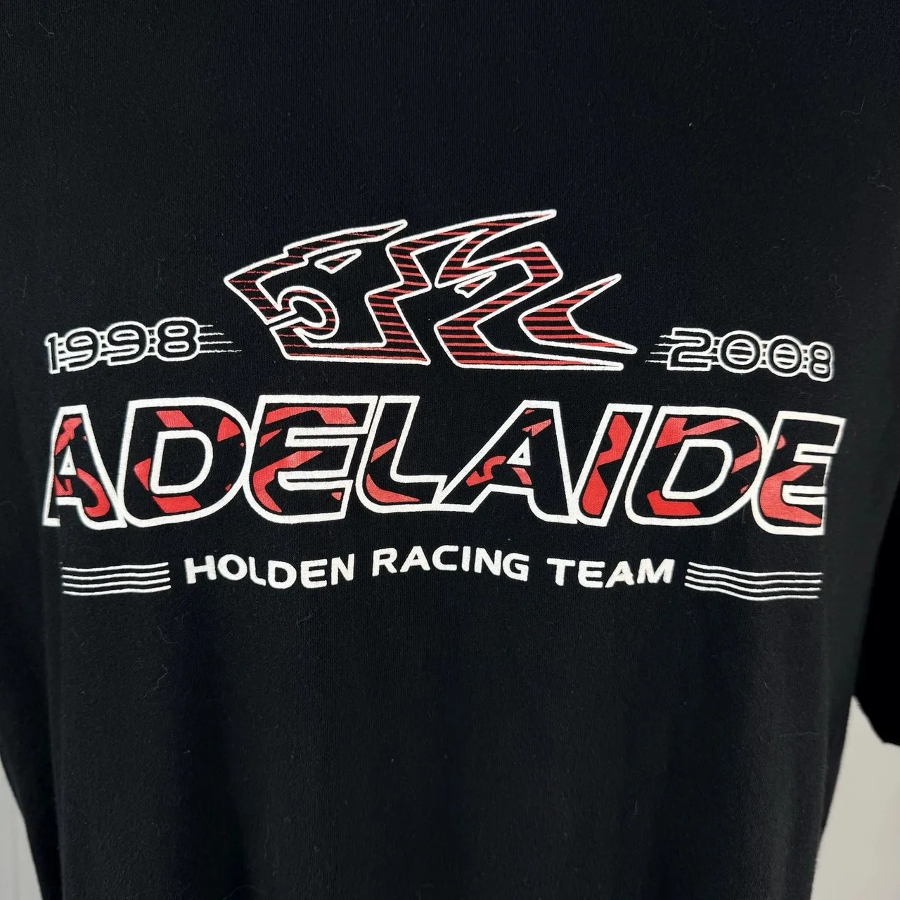 HRT Holden Racing Team T Shirt 2XL Black 1998 2008 Adelaide 500 V8 Supercars — photo 4
