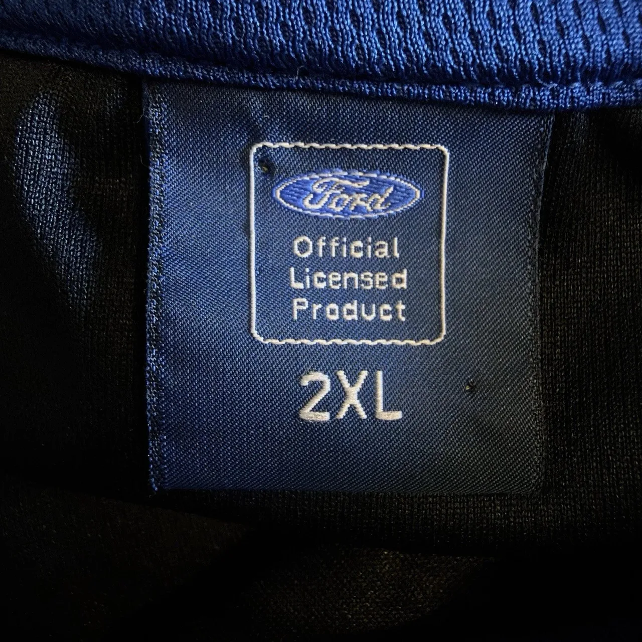 Ford Performance 5.0 Litre 7450RPM Navy Blue Polo Shirt Mens Size 2XL XXL — photo 5