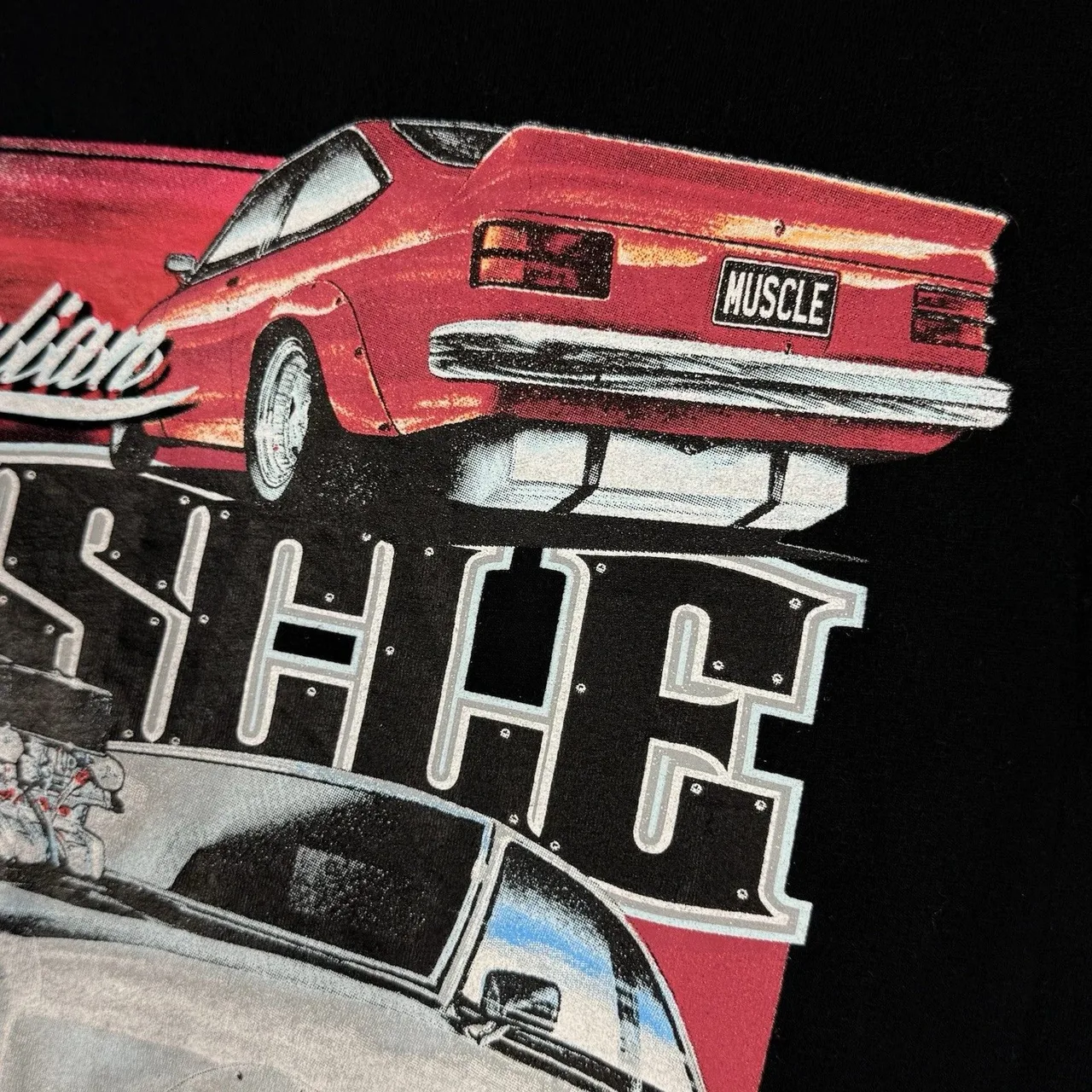 Australian Muscle Car T Shirt Mens Size Large Black Holden Torana LH LX Hatch — photo 4