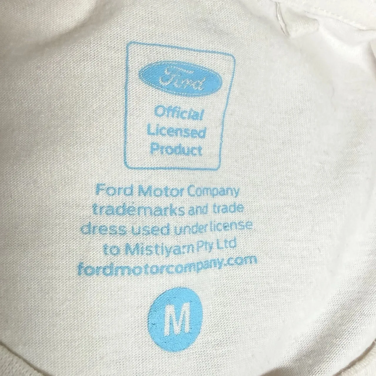 Ford Graphic T-Shirt Mens Size Medium White I Like Big Trucks And I Cannot Lie — photo 5