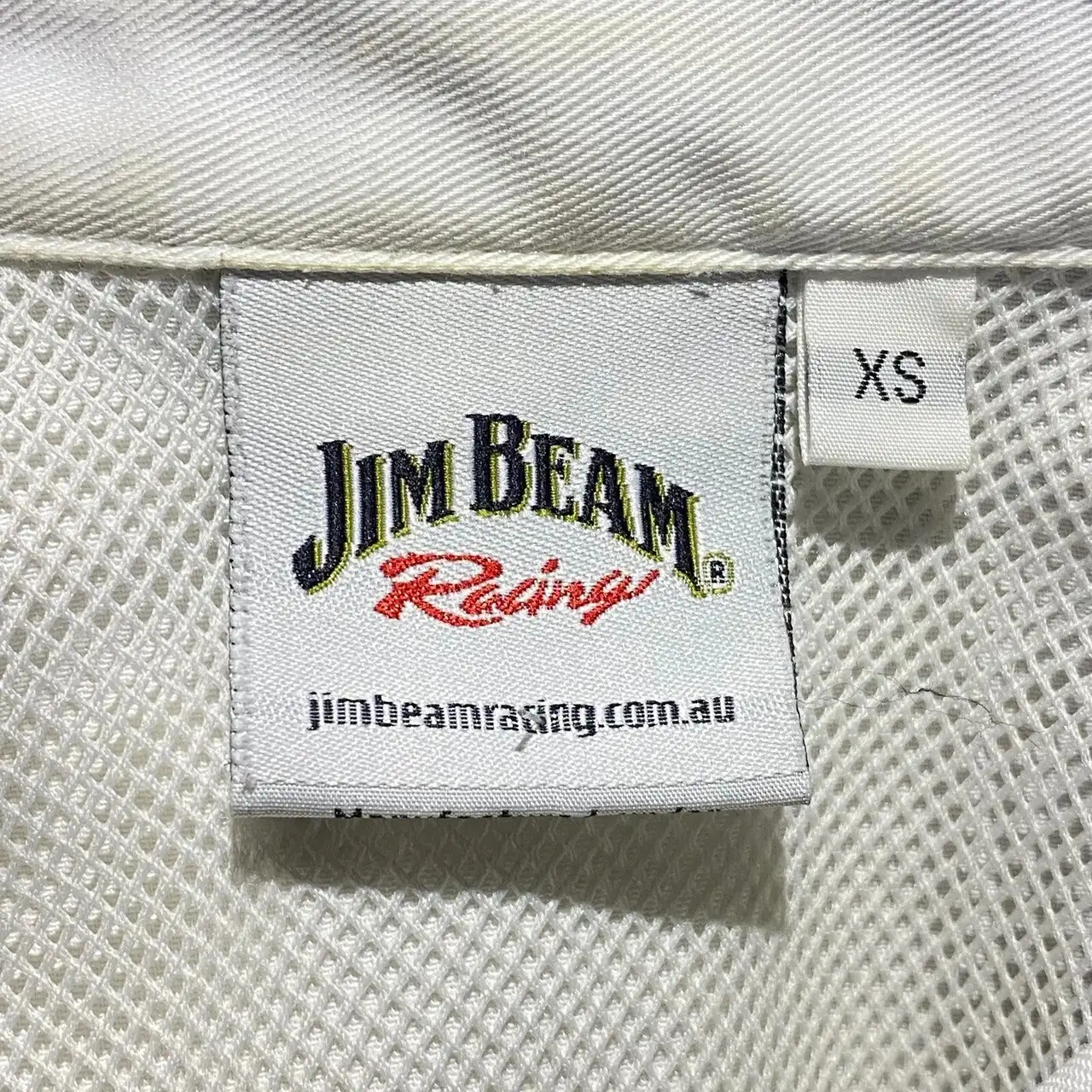 DJR Shell Jim Beam Racing Shirt Dick Johnson White Size XS – photo 8