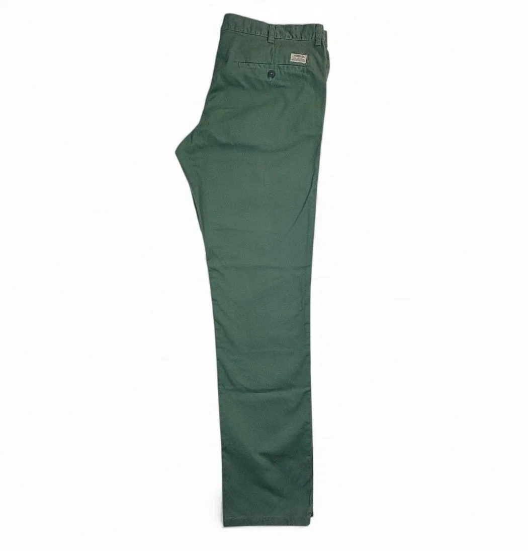 J. Hart & Bros. Chino Collection Pants Men's Size 56 Green Regular Fit Twill – photo 8