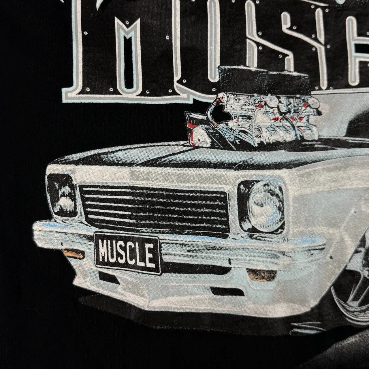 Australian Muscle Car T Shirt Mens Size Large Black Holden Torana LH LX Hatch — photo 8
