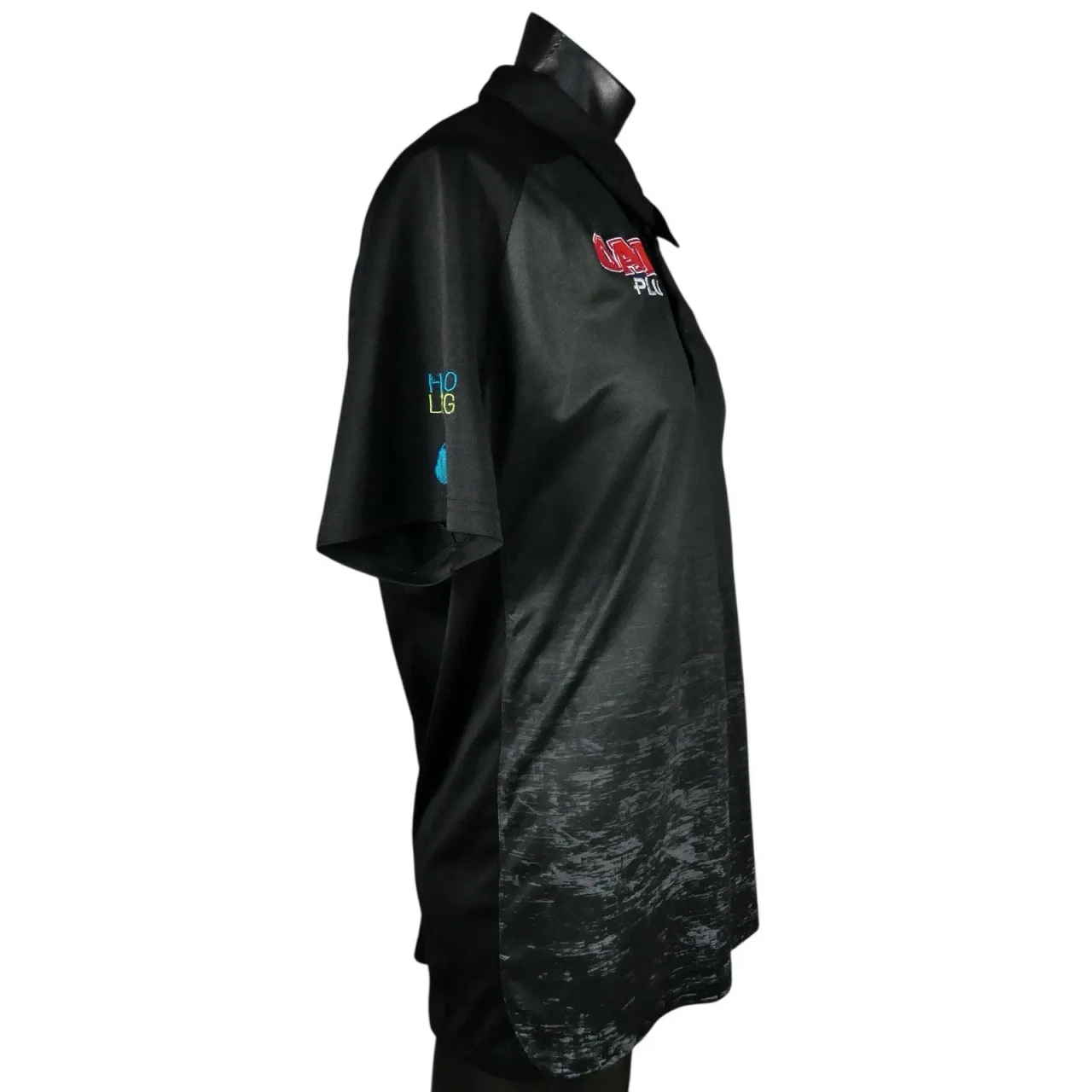 Port Adelaide Power AFL Team Polo Shirt Mens 3XL ISC Oak Plus 1870 Black — photo 10