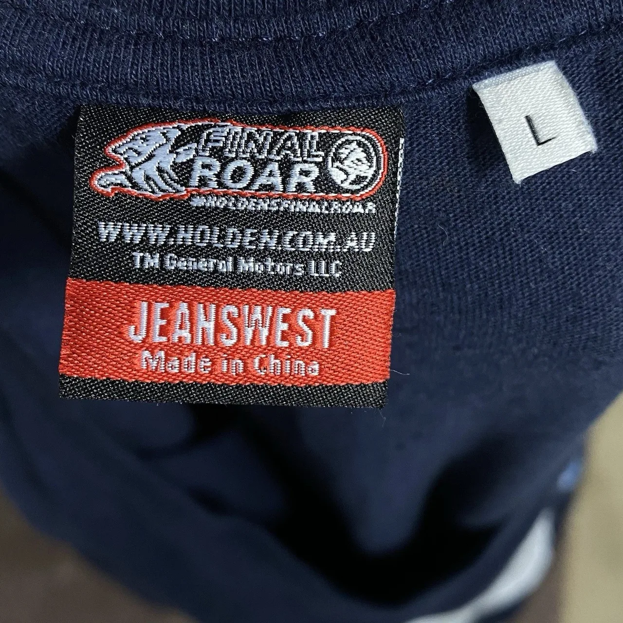 Holden Final Roar HK Monaro T-Shirt Mens Size M-L Navy 1969 Surfers Paradise — photo 10