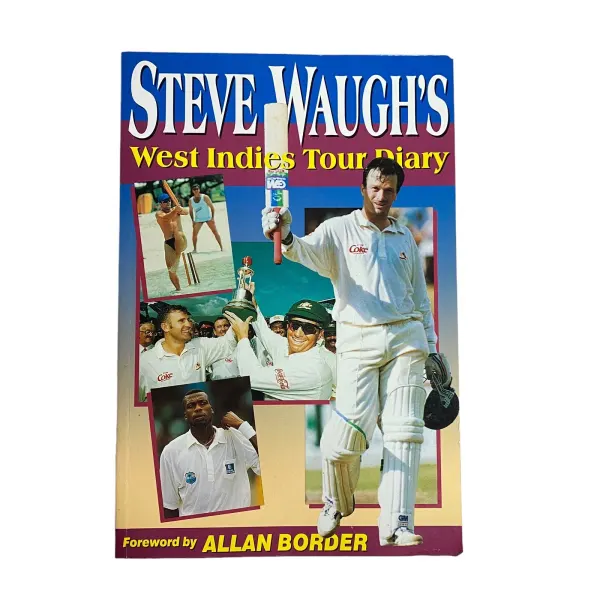 Signed Steve Waugh West Indies Tour Diary 1995 1st Ed Australian Cricket Book