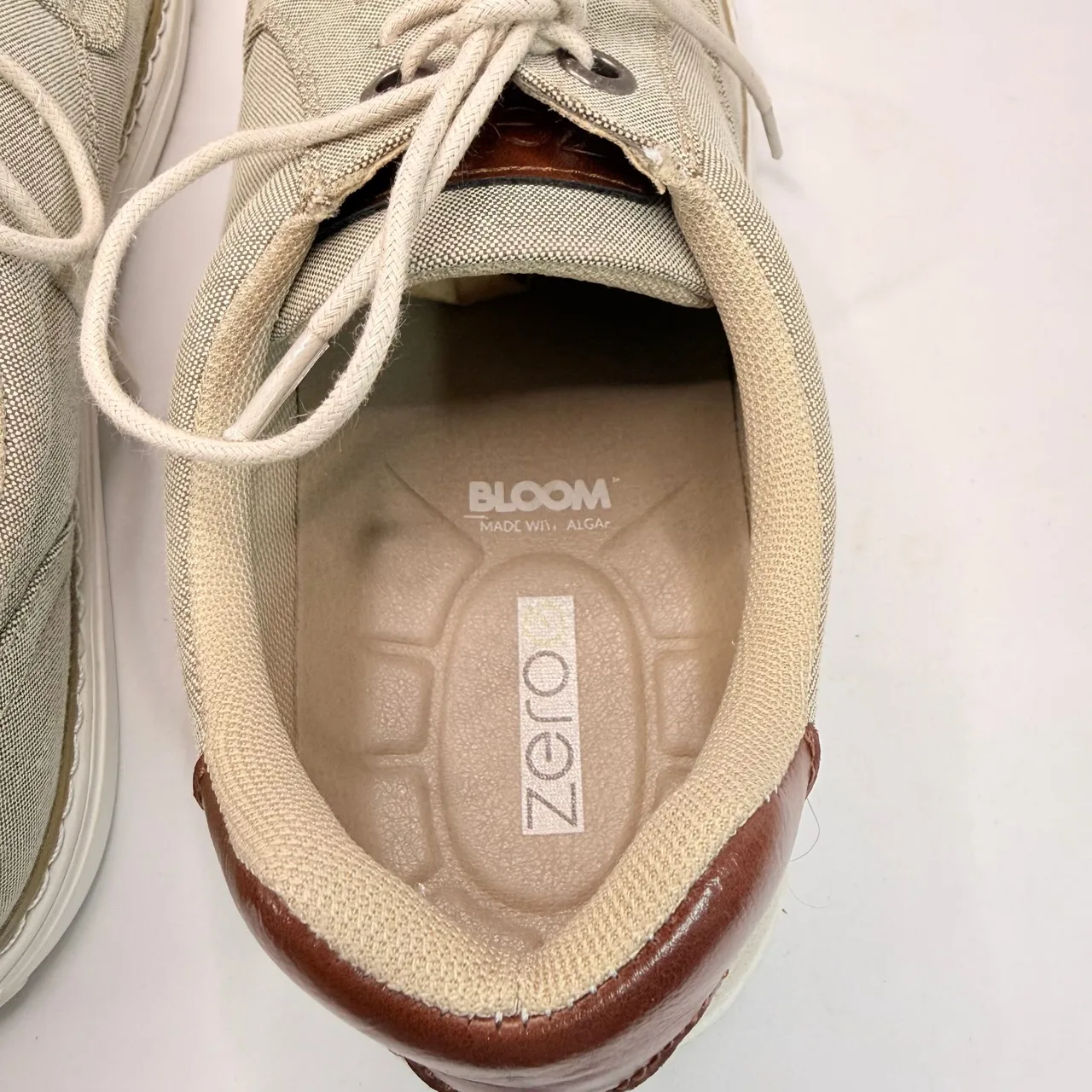Zero Dexter Canvas Derby Sneakers Sea Mist AU10 Bloom Algae Eco EVA Footbed — photo 2
