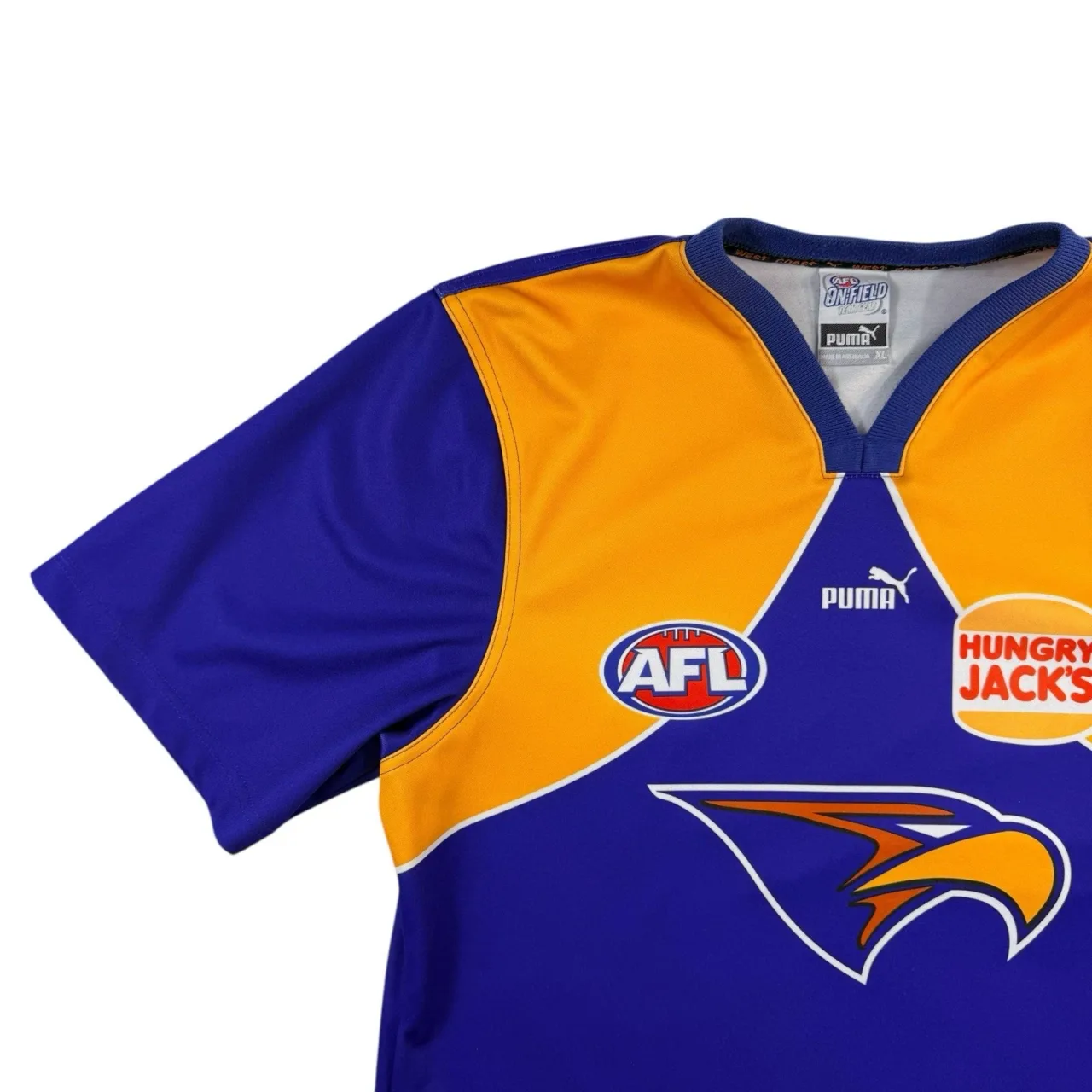 West Coast Eagles AFL Guernsey Jersey Puma Hungry Jacks Size XL Australia — photo 9