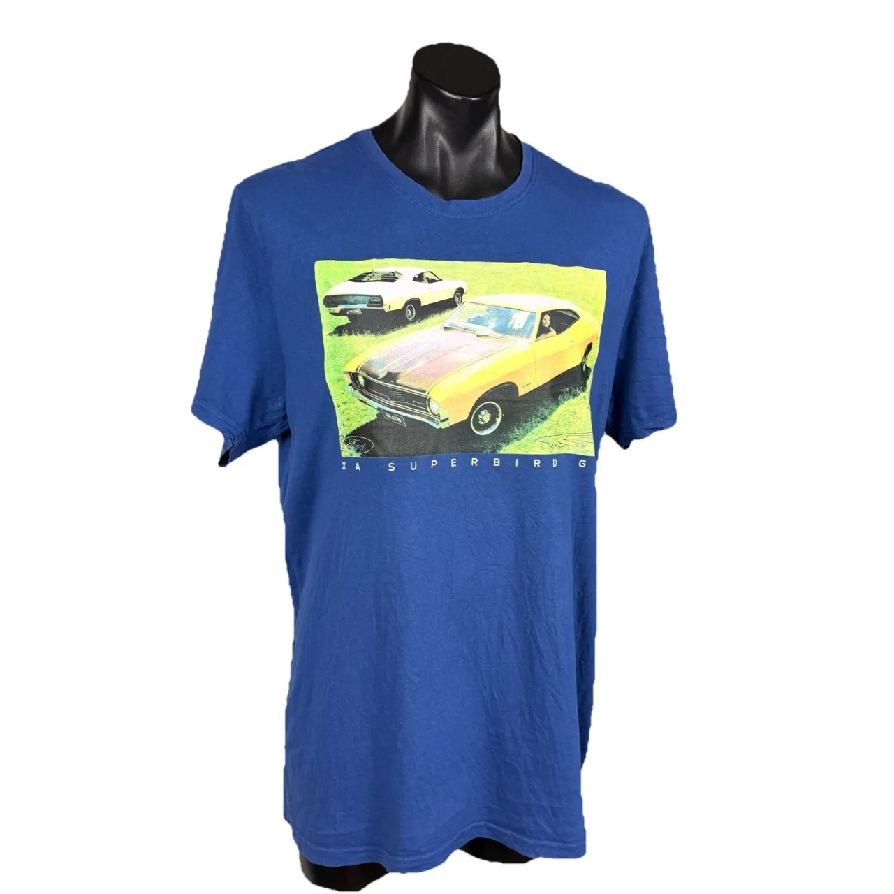 Ford Official Licensed Product XA Superbird GT Graphic T Shirt Mens 2XL Blue — photo 3