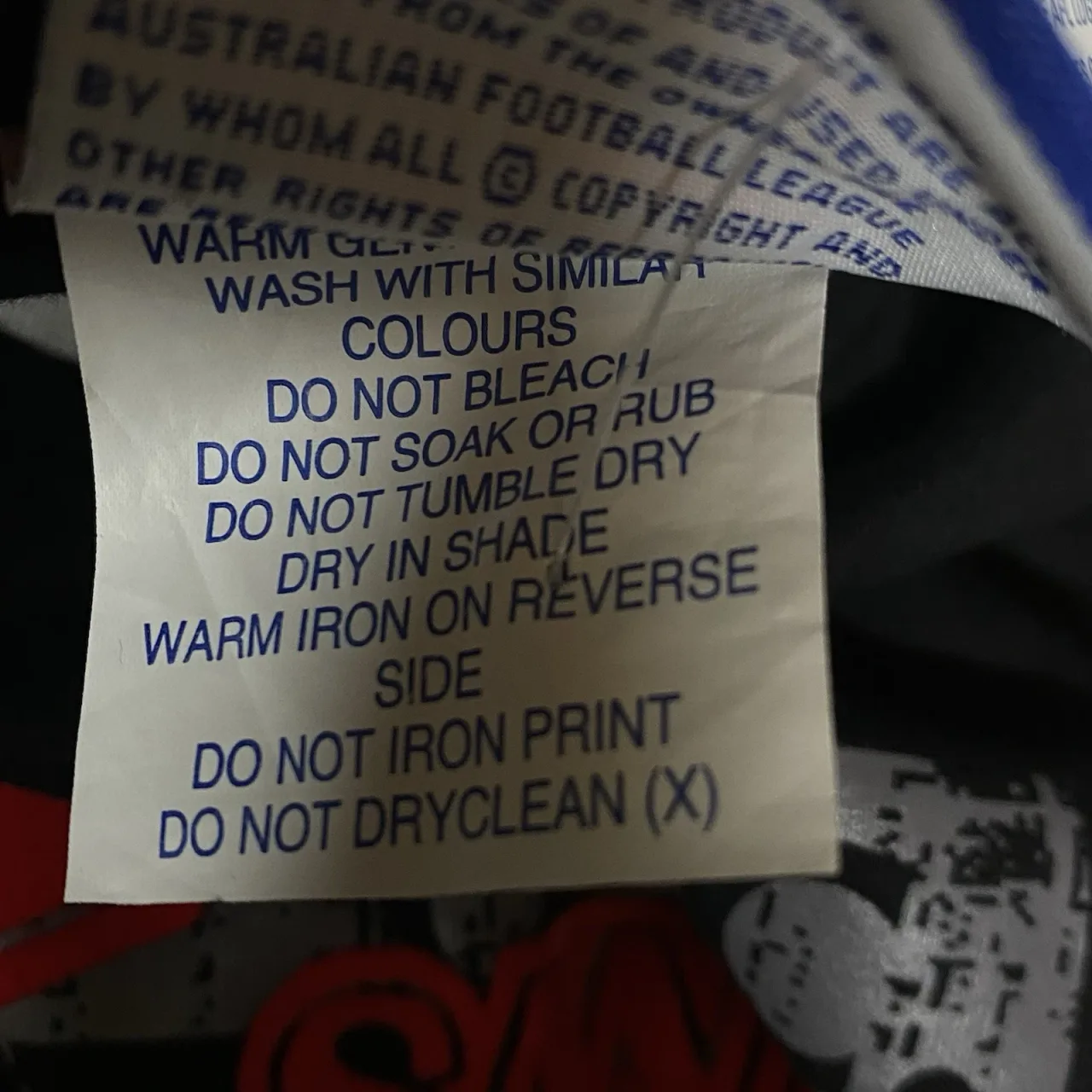 NWT St Kilda Saints AFL Mens Ringer T Shirt Medium M Black Pro Star Official — photo 8