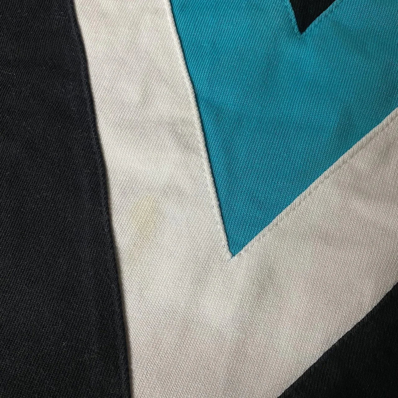 Port Adelaide Power FC L/S Polo Mens XXL Black /Teal Collared AFL Football — photo 8
