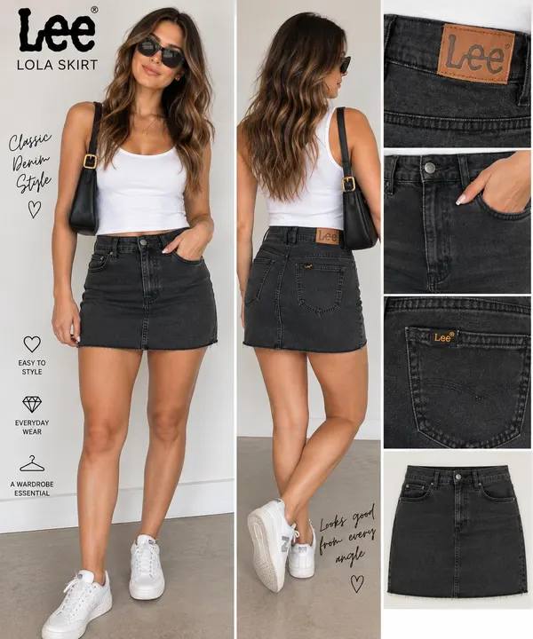 Lee Denim skirt size 7