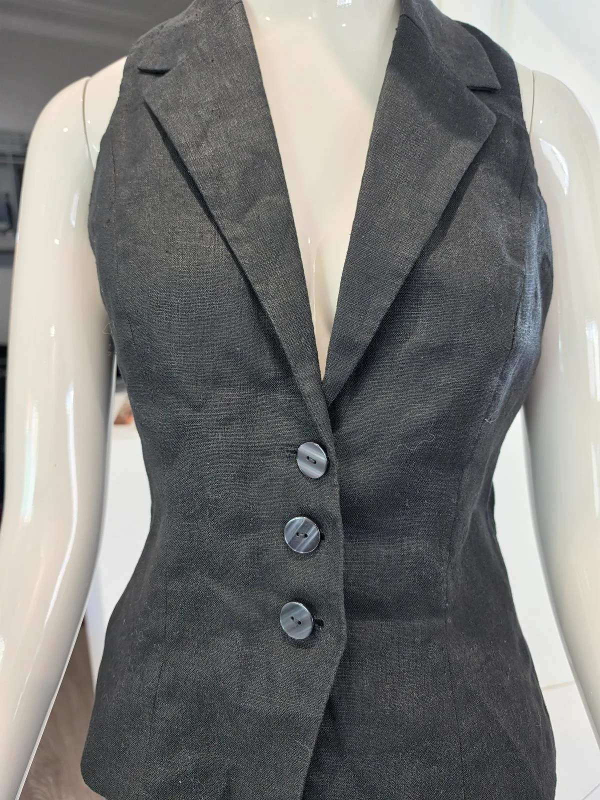 Nude Lucy Women's Black Waistcoats-vests – photo 2