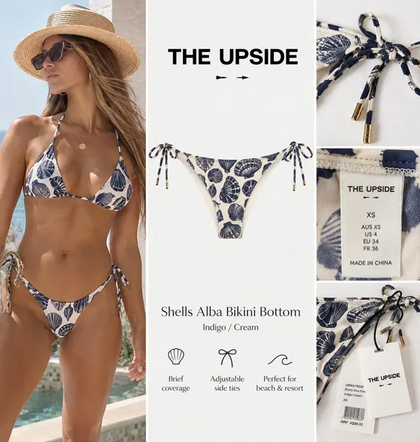 The Upside Navy Bikini