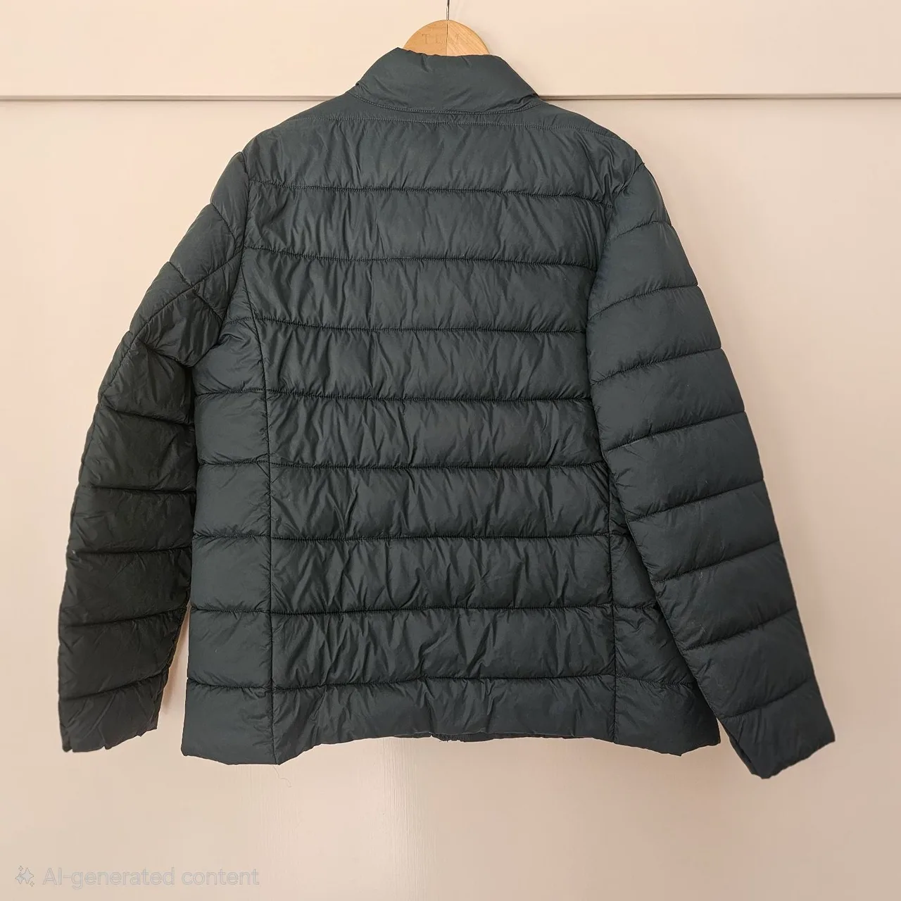 Suzanne Grae lightweight puffer jacket in Olive Green - XL – photo 2