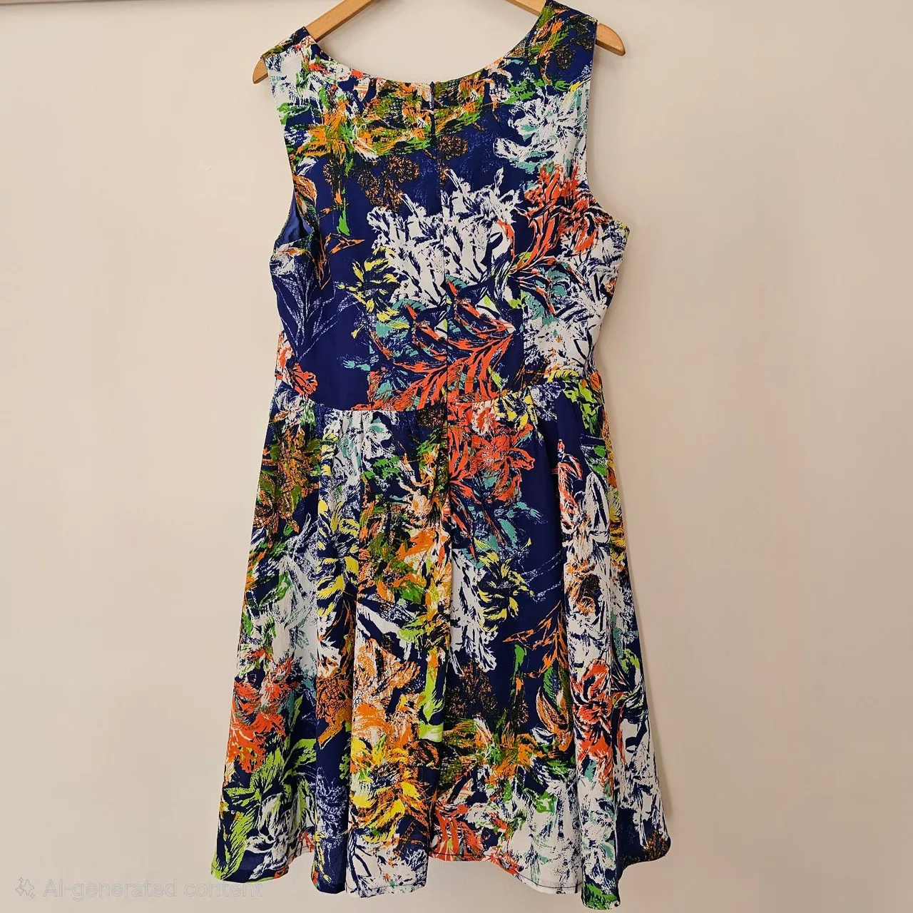 Miracle sleeveless A-line mini dress - 14. — photo 5