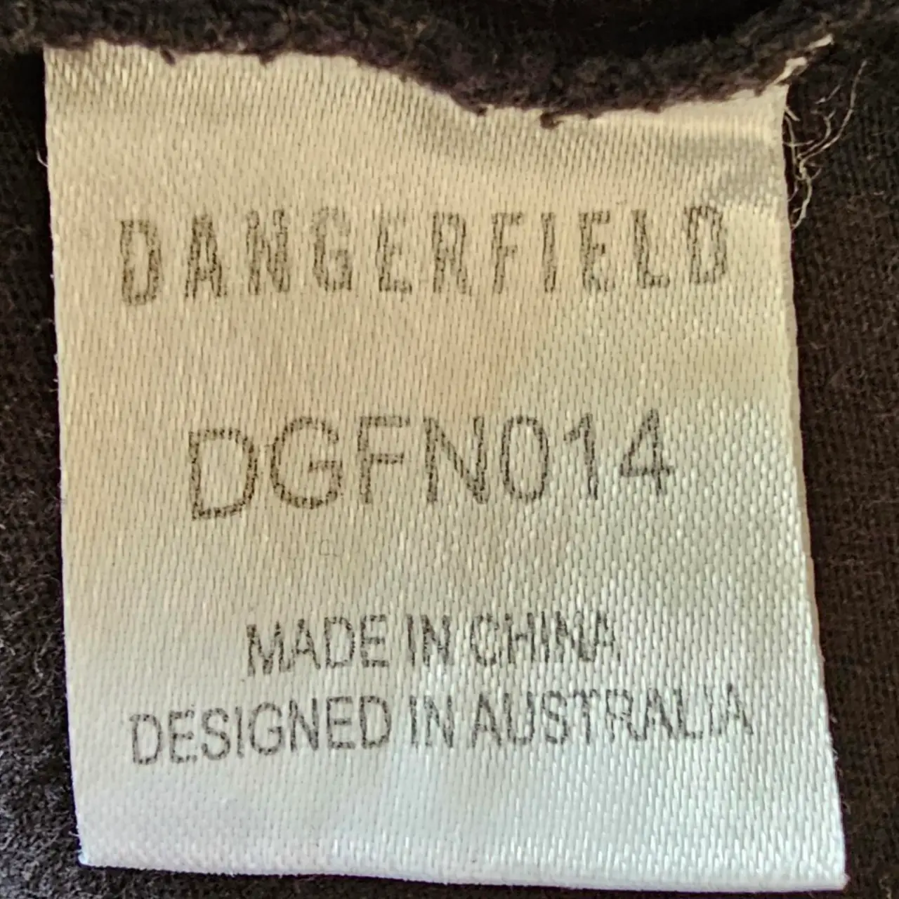 Dangerfield Sacred Heart Embroidered Mock-Neck Baby Tee size 10 – photo 5