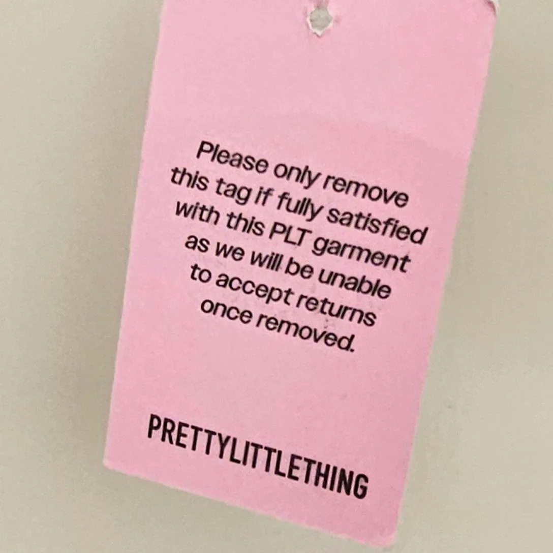 PrettyLittleThing Premium Black Disc Sequin Mini Bandeau Dress size 12 — photo 6
