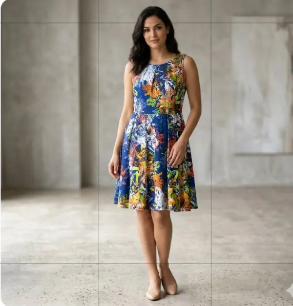 Miracle sleeveless A-line mini dress - 14.
