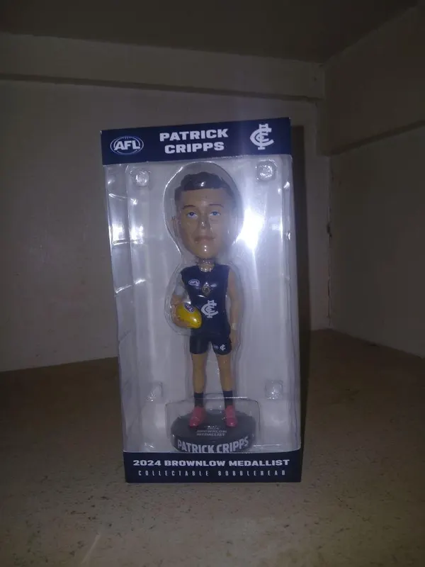 Patrick cripps 2024 brownlow medallist bobblehead brand new