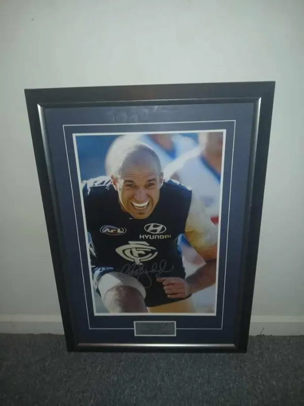 Chris judd signed memorabilia